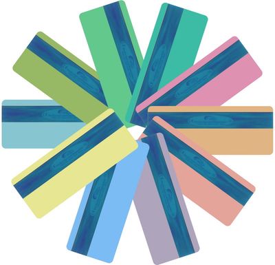 Skaitymo liniuotė dviguba, įv.spalvų