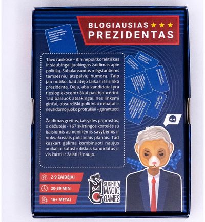 Stalo žaidimas BLOGIAUSIAS PREZIDENTAS