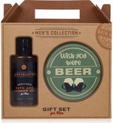 Dovanų rinkinys MEN'S COLLECTION (dušo želė+padėkliukai), 140ml + 2vnt