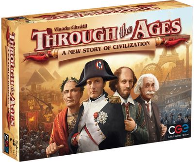 Stalo žaidimas THROUGH THE AGES: A NEW STORY FOF CIVILIZATION