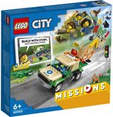 LEGO City Missions Laukinių gyvūnų gelbėjimo misijos 60353