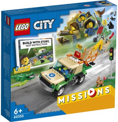LEGO City Missions Laukinių gyvūnų gelbėjimo misijos 60353