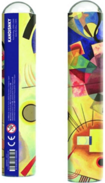 Kaleidoskopas LONDJI Gelb-Rot-Blau Kandinsky