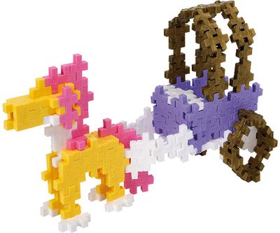 PLUS PLUS konstruktorius, Žirgas su karieta, 170 det.