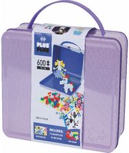 PLUS PLUS konstruktorius, lagaminas-pastelinis, metalinis