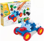 PLUS PLUS konstruktorius, DIDELĖS, Statyk ir važiuok, 46 det.