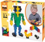 PLUS PLUS konstruktorius, DIDELĖS, Miksas pagrindinių spalvų, 50 det.