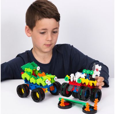 PLUS PLUS konstruktorius, Sunkvežimis monstras RATAI, GO!