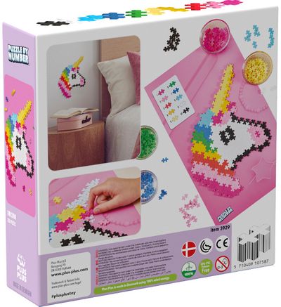 PLUS PLUS dėlionė pagal skaičius, Vienaragis, 250 det.