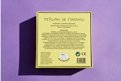 PETSONO IR FUNDUSO atminties lavinimo žaidimas