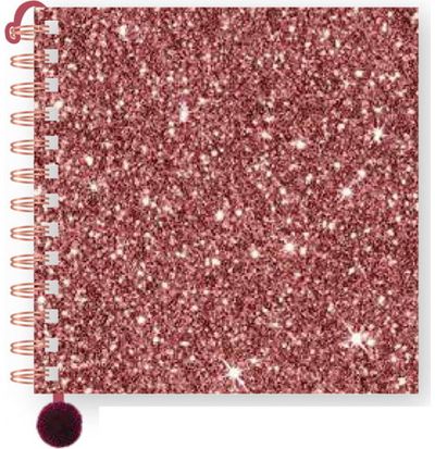 Užrašinė PRETTY LADY SQUARE su spirale, 16 cm, 80 g, 3 rūšių