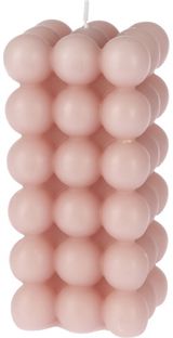 Žvakė CUBE LIGHT PINK, 12 cm
