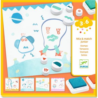 Kūrybinis rinkinys DJECO antspaudai monstriukai