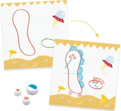 Kūrybinis rinkinys DJECO antspaudai monstriukai