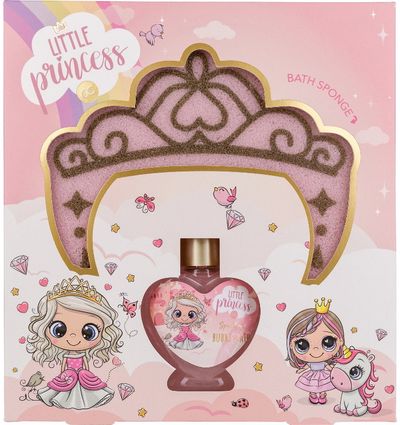 Vonios rinkinys LITTLE PRINCESS dėžutėje (vonios putos+kempinė), 80 ml