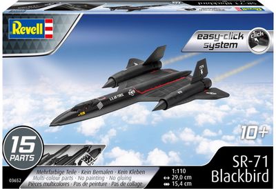Modeliavimo rinkinys REVELL Lockheed SR-71 Blackbird (easy-click)