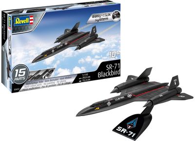 Modeliavimo rinkinys REVELL Lockheed SR-71 Blackbird (easy-click)