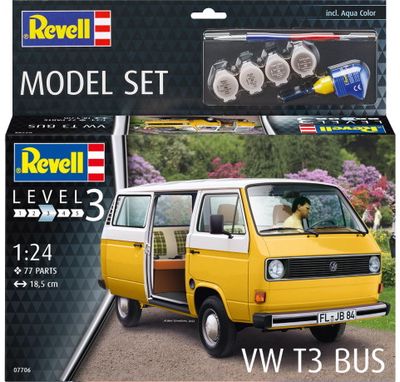 Modeliavimo rinkinys REVELL VW T3 Bus dovanu komplektas