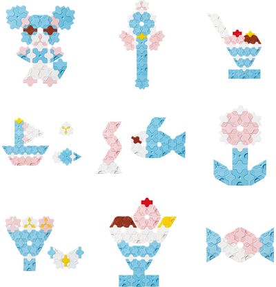 Japoniškas konstruktorius LaQ Sweet Collection Mini Sky Blue
