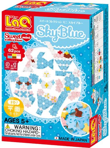 Japoniškas konstruktorius LaQ Sweet Collection Mini Sky Blue