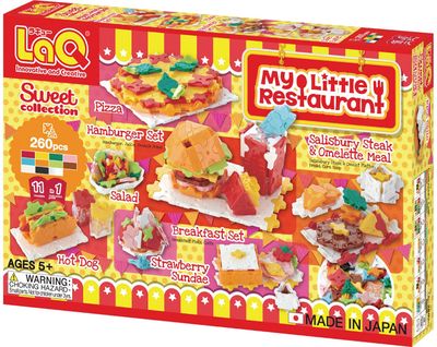 Japoniškas konstruktorius LaQ Sweet Collection My Little Restaurant