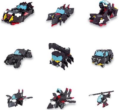 Japoniškas konstruktorius LaQ Hamacron Constructor Black Racer