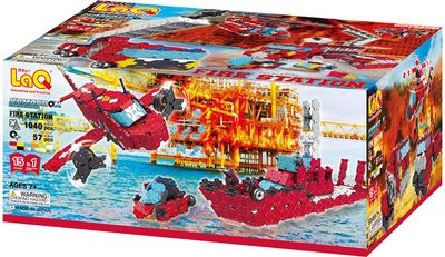 Japoniškas konstruktorius LaQ Hamacron Constructor FIRE STATION