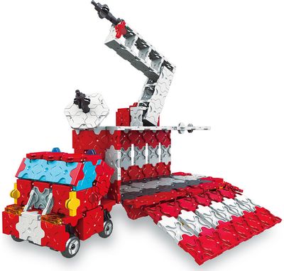 Japoniškas konstruktorius LaQ Hamacron Constructor FIRE STATION