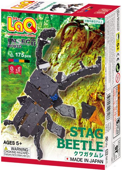Japoniškas konstruktorius LaQ Insect World Stag Beetle