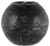 Žvakė RUSTIC BALL BLACK, 8cm