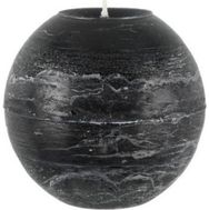 Žvakė RUSTIC BALL BLACK, 12 cm