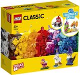 LEGO Classic Kūrybinės skaidrios kaladėlės