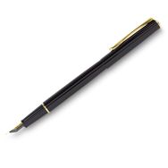 Plunksnakotis Diplomat TRAVELLER, F, Black lacquer-Gold
