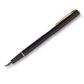 Plunksnakotis Diplomat TRAVELLER, F, Black lacquer-Gold