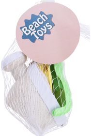 Smėlio žaislai tinklelyje BEACH TOYS 3 vnt.