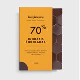 Juodojo šokolado plytelė 70% KOMPLIMENTAI
