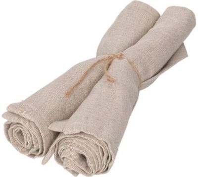 Lininės servetėlės PELLAVA BEIGE, 45x45cm, 2 vnt.