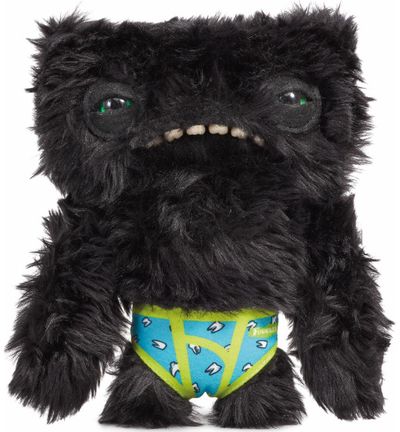 Pliušinis monstriukas FUGGLER Wide Eyed Weirdo, juodas