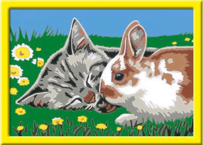 Tapyba pagal numerius RAVENSBURGER Summer Snooze 22x16 cm.