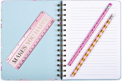 Užrašinė POSH+POP FLOWER su siprale, A5, linijomis