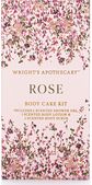 Kūno priežiūros rinkinys ROSE (kūno losjonas+dušo želė+kūno šveitiklis), 100ml+1 00ml+50ml