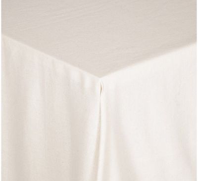 Staltiesė FANNIK PELLAVA WHITE, 140x180cm