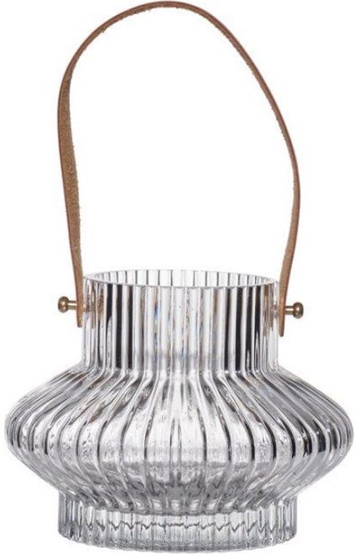 Vaza FANNIK LAMPI su odine rankena, 16x12,5 cm