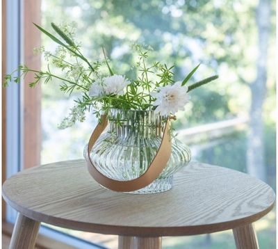 Vaza FANNIK LAMPI su odine rankena, 16x12,5 cm