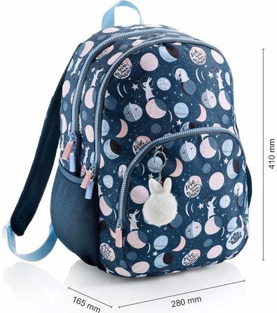 Kuprinė MR OSLO SPACE BUNNY, RPET, 41 cm, 3 skyrių