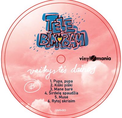 Vinilinė plokštelė TELE BIM-BAM VAIKYSTĖS DAINOS