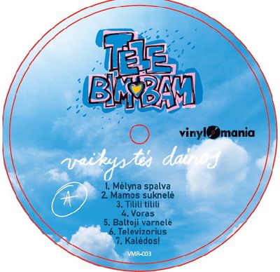 Vinilinė plokštelė TELE BIM-BAM VAIKYSTĖS DAINOS