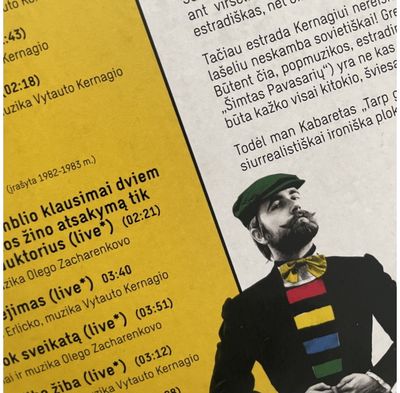 Vinilinė plokštelė VYTAUTAS KERNAGIS IR KABARETAS TARP GIR -TARP GIRN 2LP