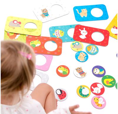 Lavinamoji dėlionė BANANAPANDA Match The Buddies Puzzles