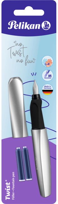 Plunksnakotis PELIKAN TWIST M, Silver